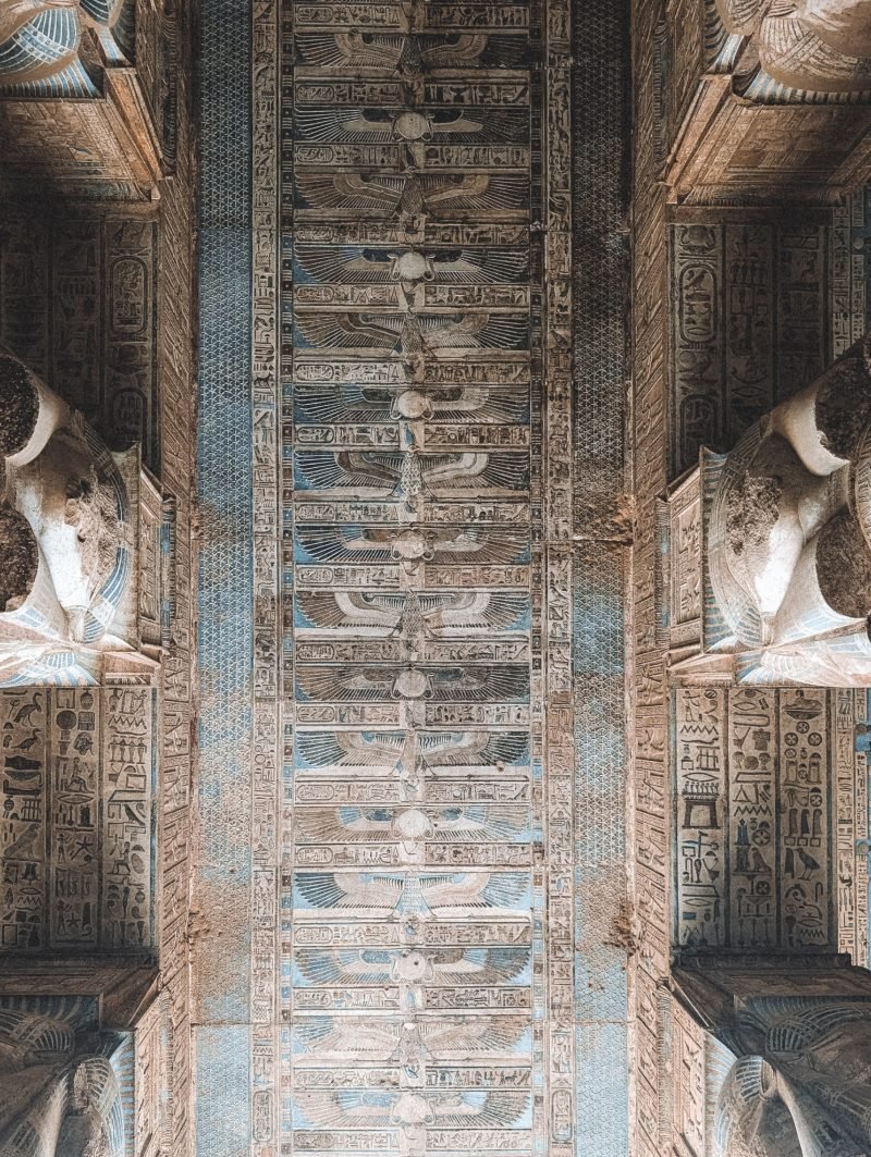 The lock, the temple below street level, and Dendera