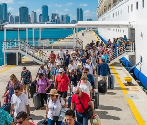 The west bank, then disembarkation